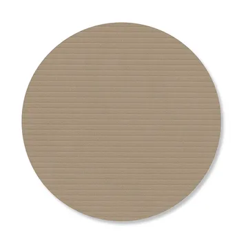 Podkładki pod szklanki Corduroy - Clay brown, circle - LIND DNA
