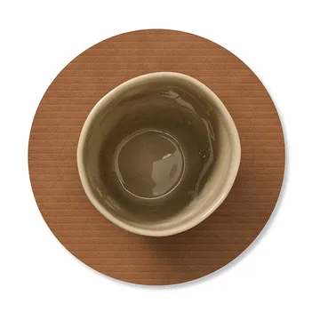 Podkładki pod szklanki Corduroy - Nature, circle - LIND DNA