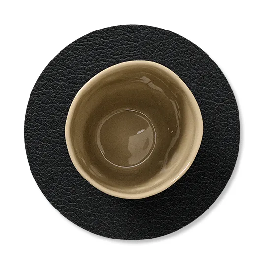 Podstawka pod szklankę Bull circle, czarny LIND DNA