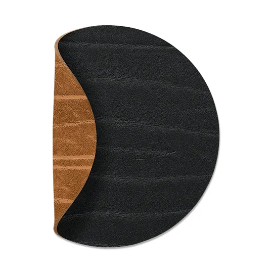 Podstawka pod szklankęBuffalo dwustronna circle 1 szt., czarny-naturalny LIND DNA