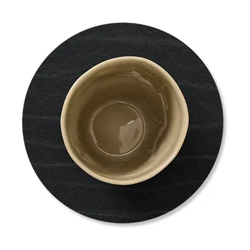 Podstawka pod szklankęBuffalo dwustronna circle 1 szt. - czarny-naturalny - LIND DNA