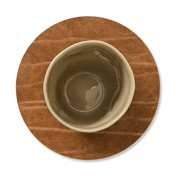 Podstawka pod szklankęBuffalo dwustronna circle 1 szt. - czarny-naturalny - LIND DNA