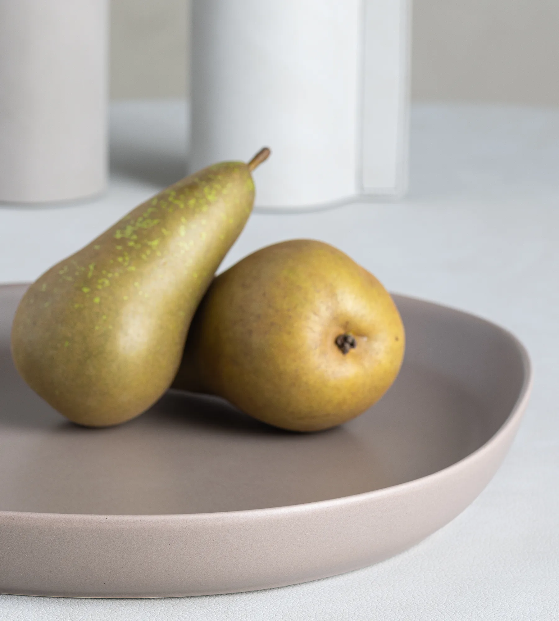 Półmisek do serwowania Curve Stoneware 30x35 cm, Ciepła szarość LIND DNA