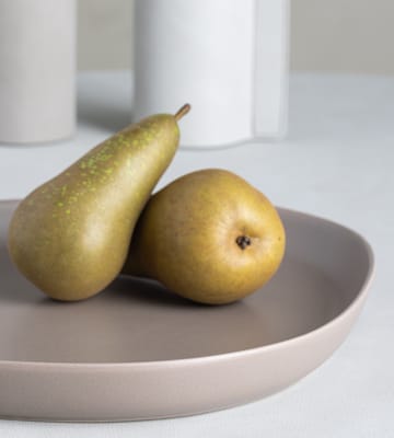Półmisek do serwowania Curve Stoneware 30x35 cm - Ciepła szarość - LIND DNA