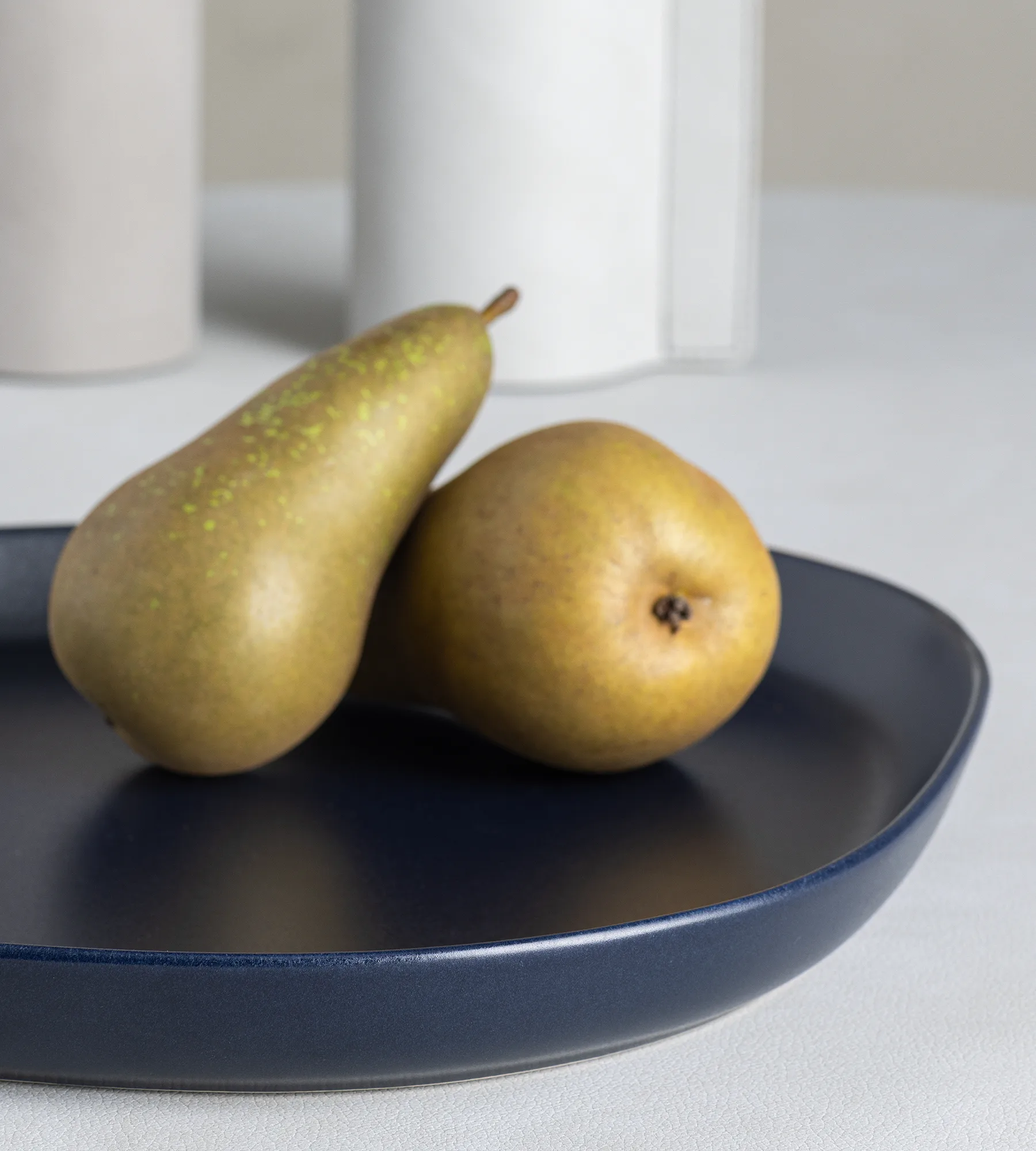 Półmisek do serwowania Curve Stoneware 30x35 cm, Navy blue LIND DNA