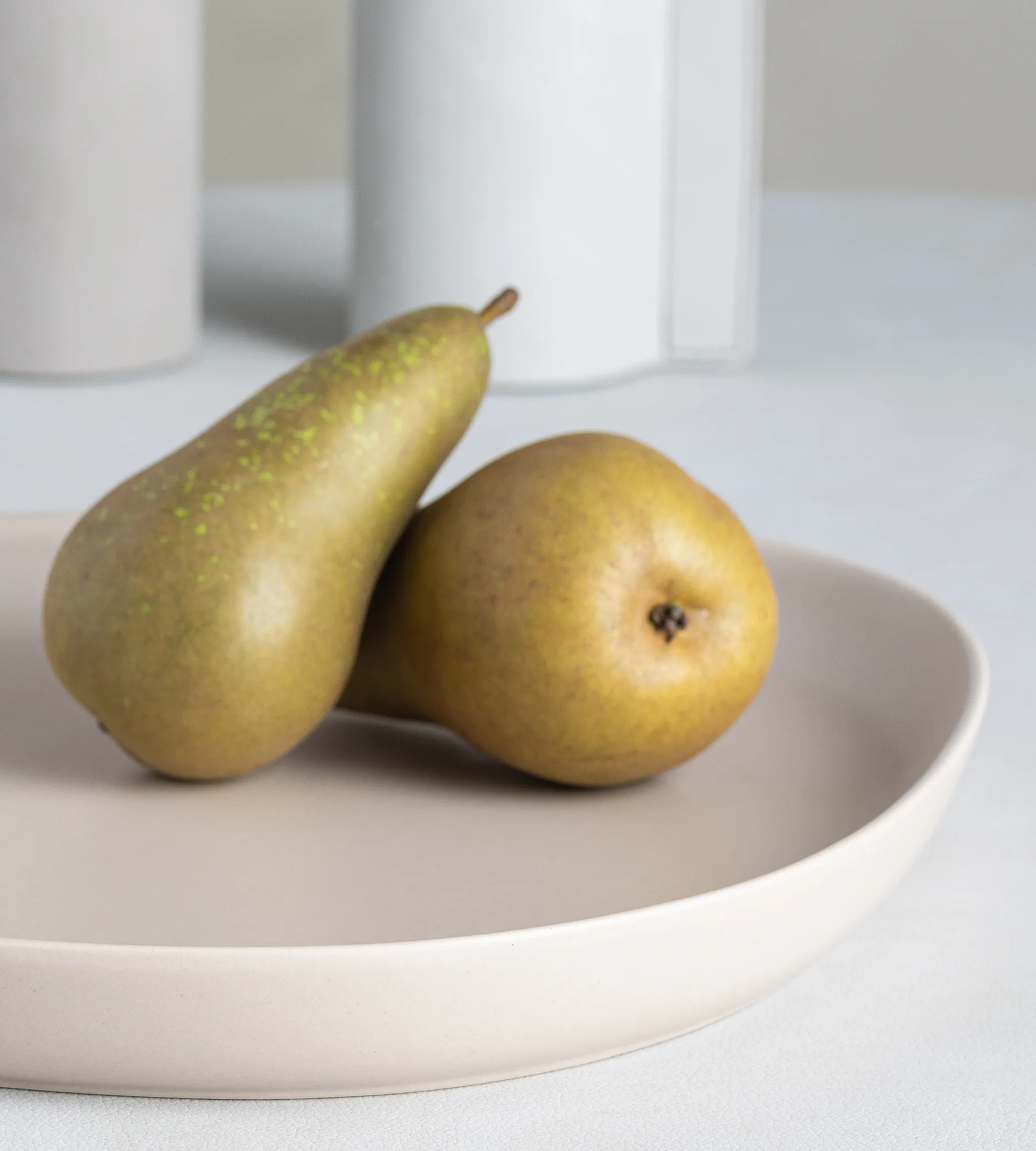 Półmisek do serwowania Curve Stoneware 30x35 cm, Piaskowy LIND DNA