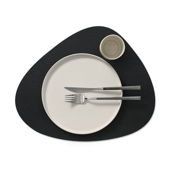 Taca stołowa Bull dwustronna curve L 1 szt. - Cognac-black - LIND DNA