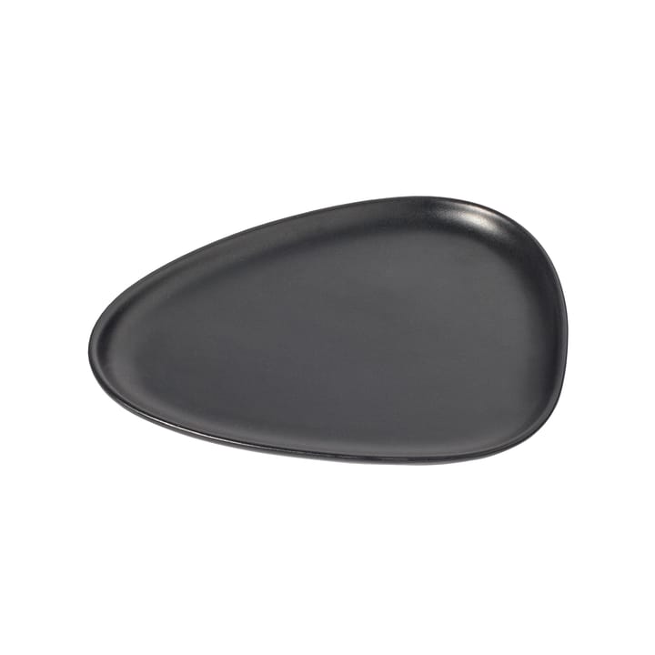 Talerz Curve Stoneware 19x22 cm - Black - LIND DNA