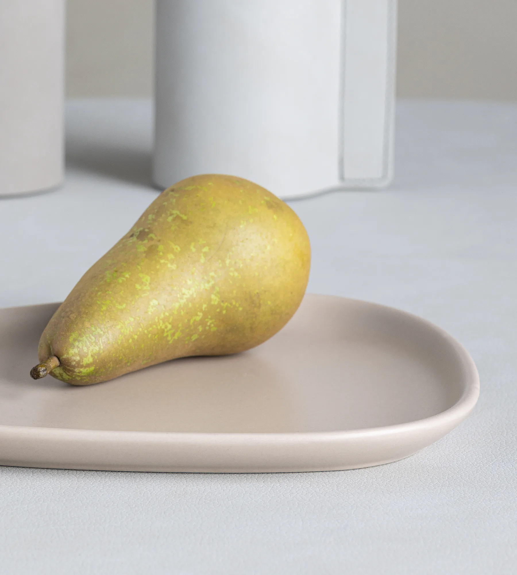 Talerz Curve Stoneware 19x22 cm, Piaskowy LIND DNA