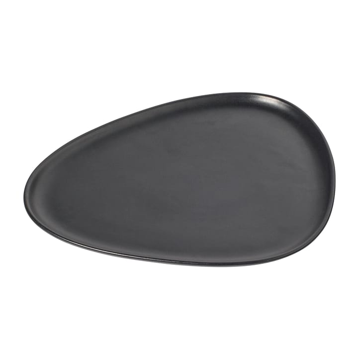 Talerz Curve Stoneware 26x30 cm, Black LIND DNA