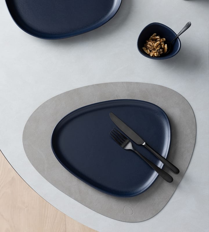 Talerz Curve Stoneware 26x30 cm, Navy blue LIND DNA