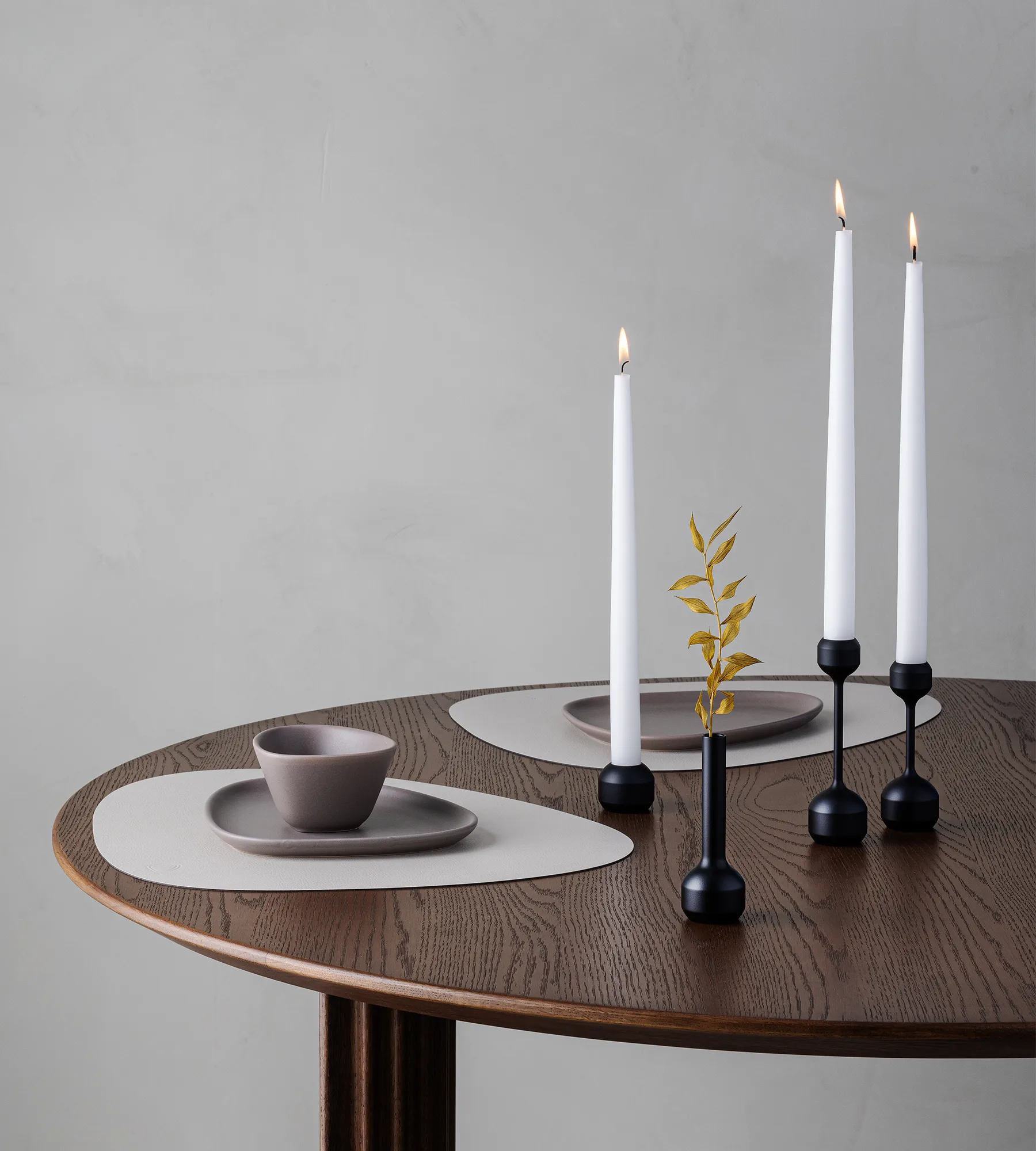 Wazon Silhouette 120, Black steel LIND DNA