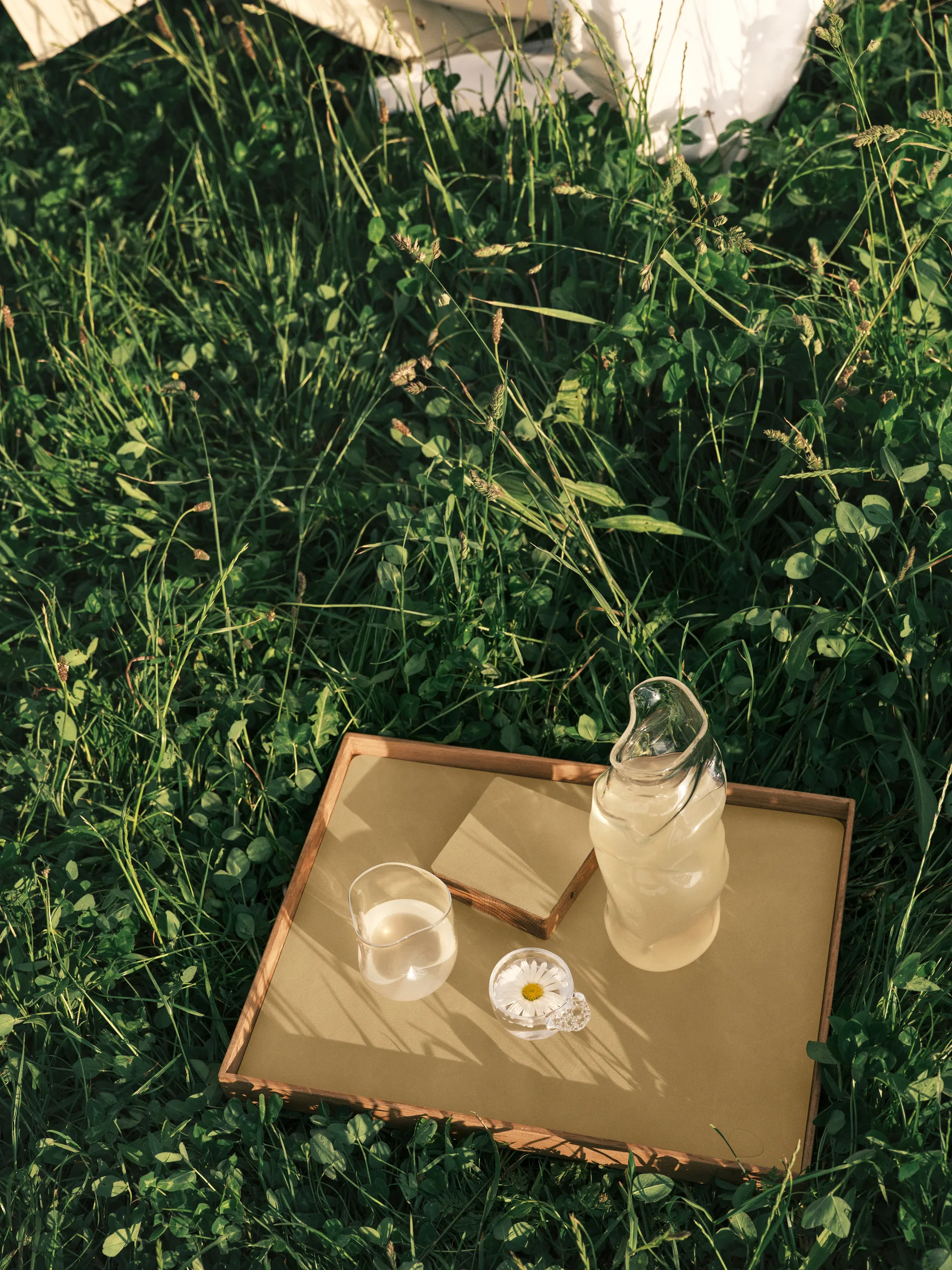 Wood Box pudełko na podkładki, Nature-oak, square, S LIND DNA