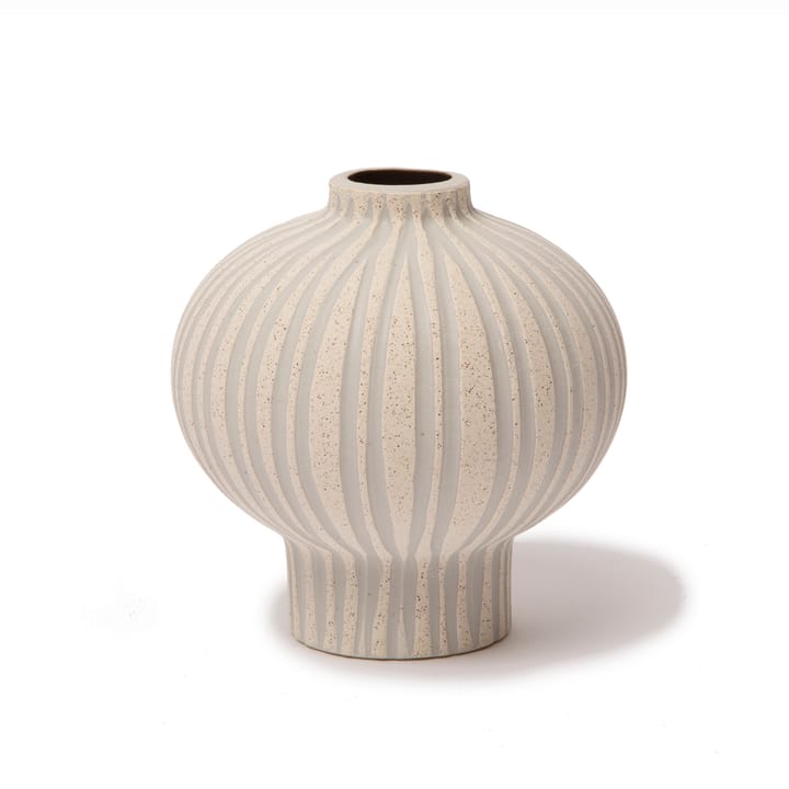 Wazon Cecilia - Sand white stone stripe - Lindform