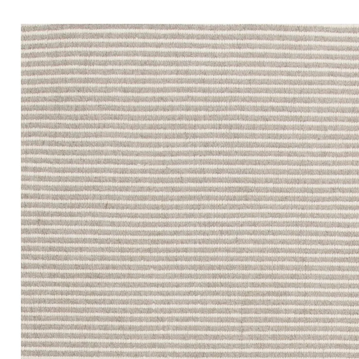 Dywan wełniany Ajo 140x200 cm, Srebrny Linie Design