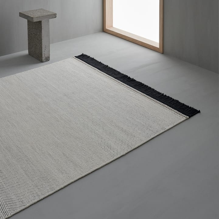 Dywan wełniany Fenja 170x240 cm, Biały Linie Design