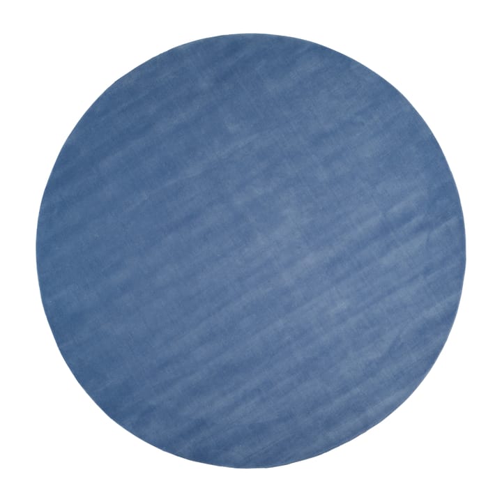 Dywan wełniany Halo Cloud okrągły Ø250 cm - Niebieski - Linie Design