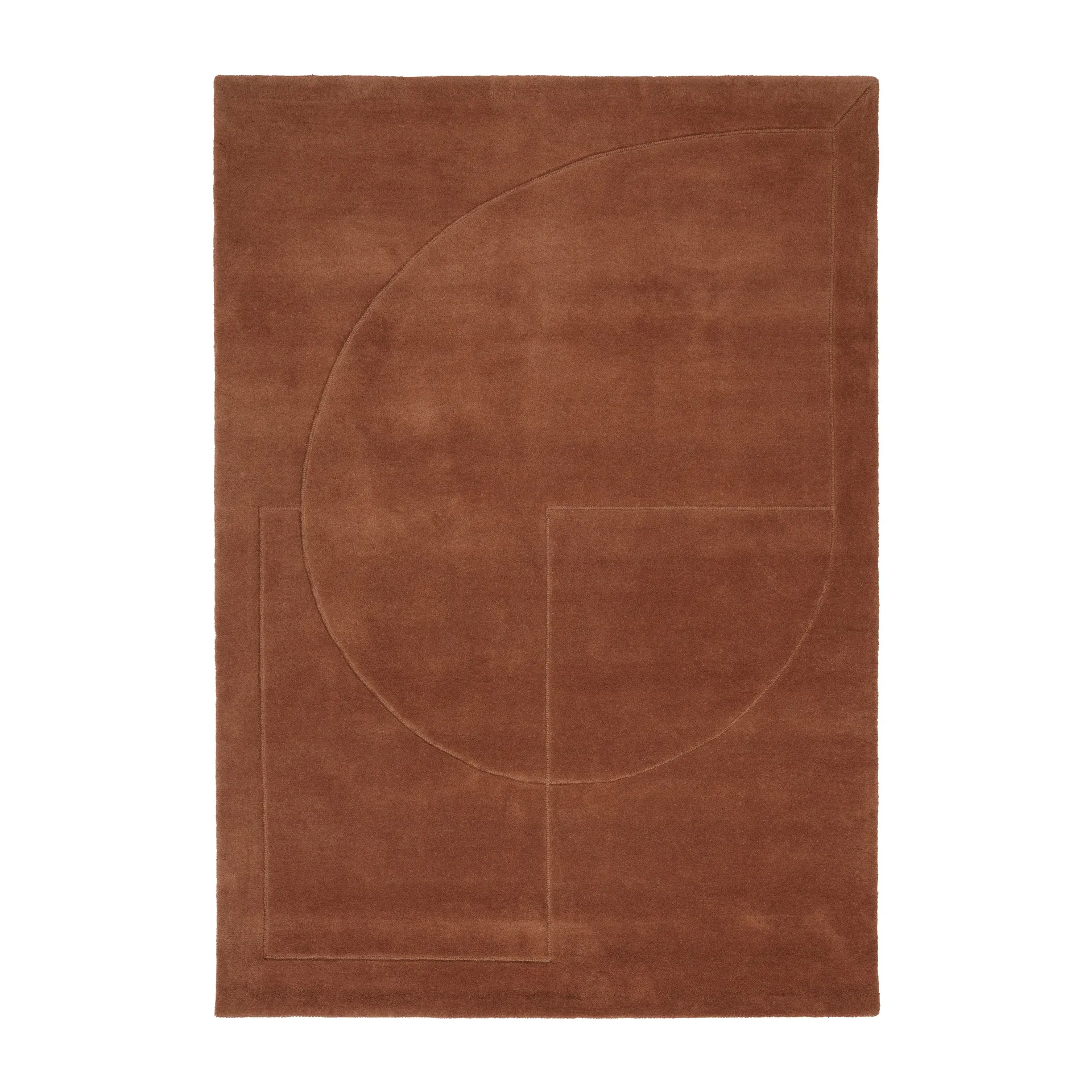 Dywan wełniany Lineal Poem, Bursztynowy, 250x350 cm Linie Design