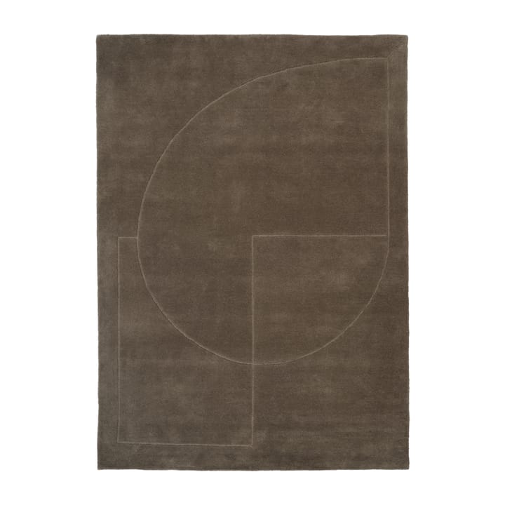 Dywan wełniany Lineal Poem - Moss, 140x200 cm - Linie Design