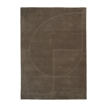 Dywan wełniany Lineal Poem - Moss, 250x350 cm - Linie Design