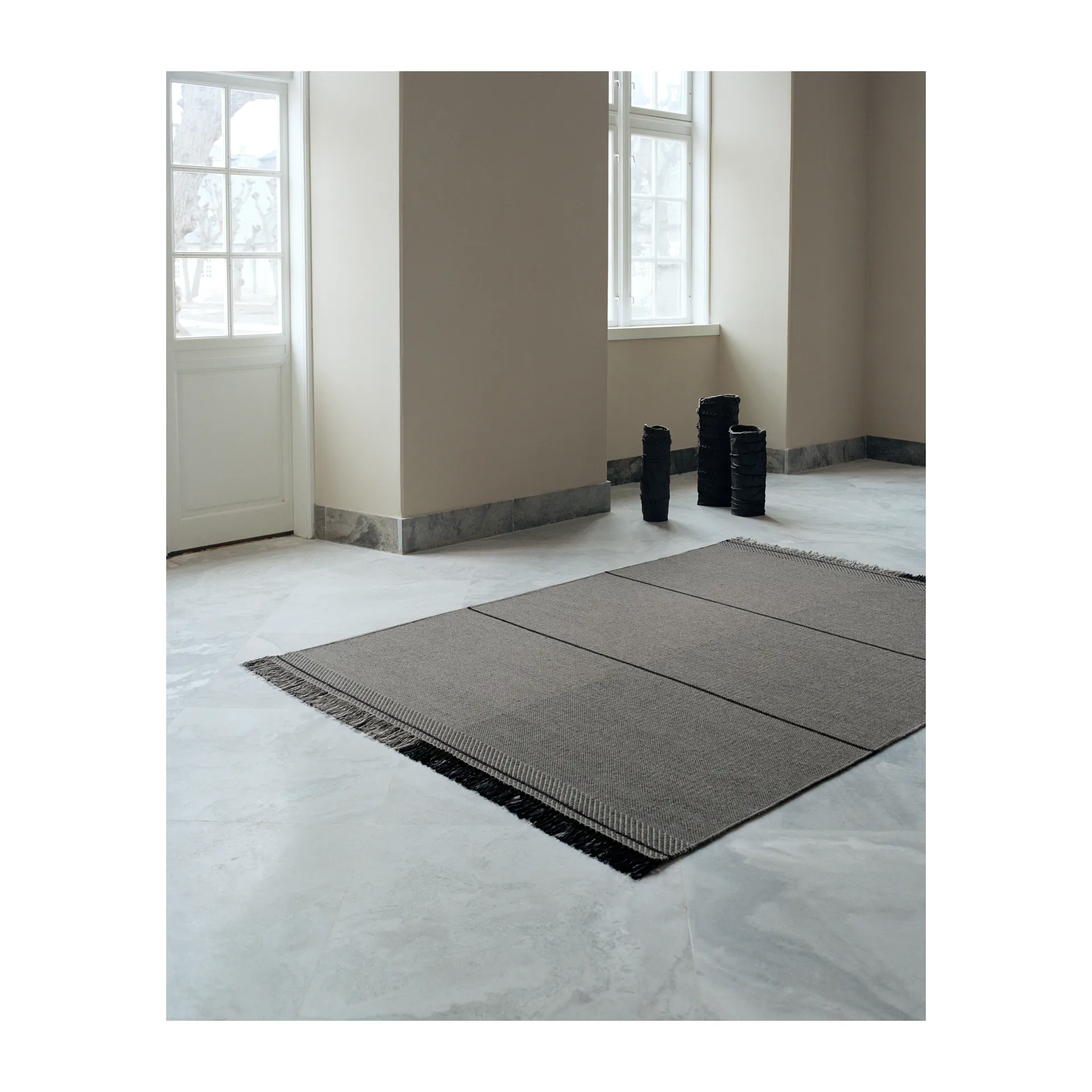 Dywan wełniany Mindful Soul 200x300 cm, Stone-grey Linie Design