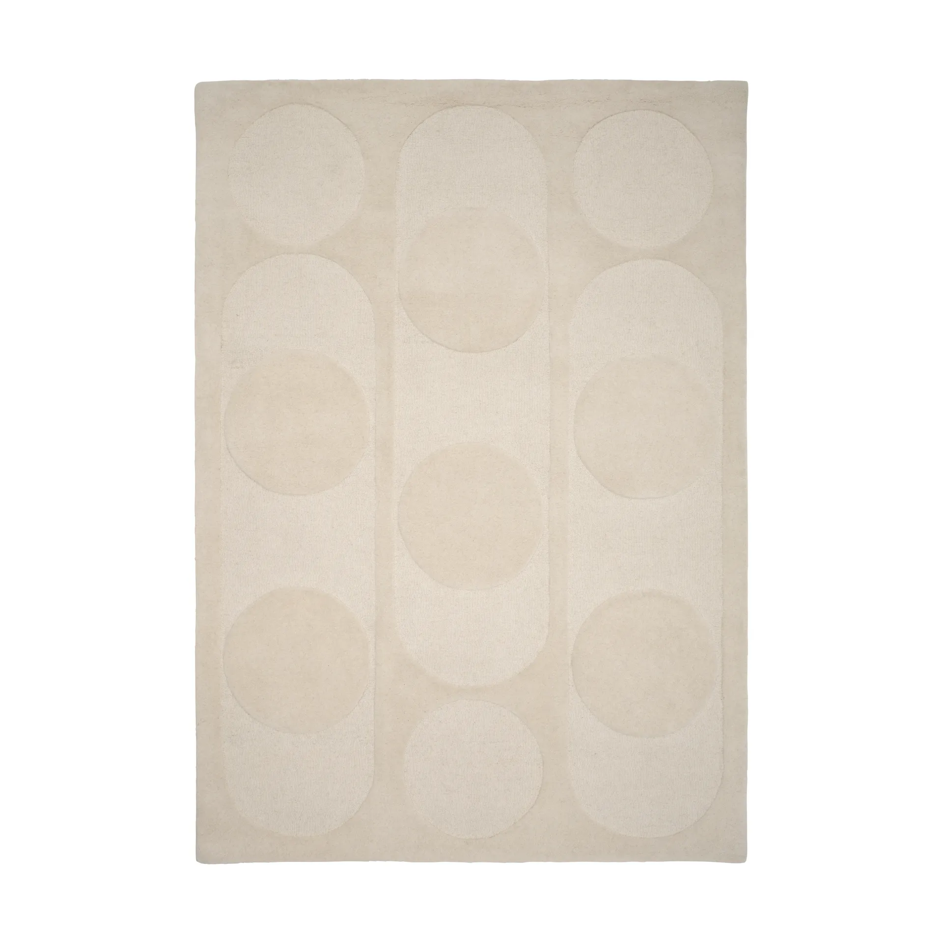 Dywan wełniany Orb Alliance, White, 200x300 cm Linie Design