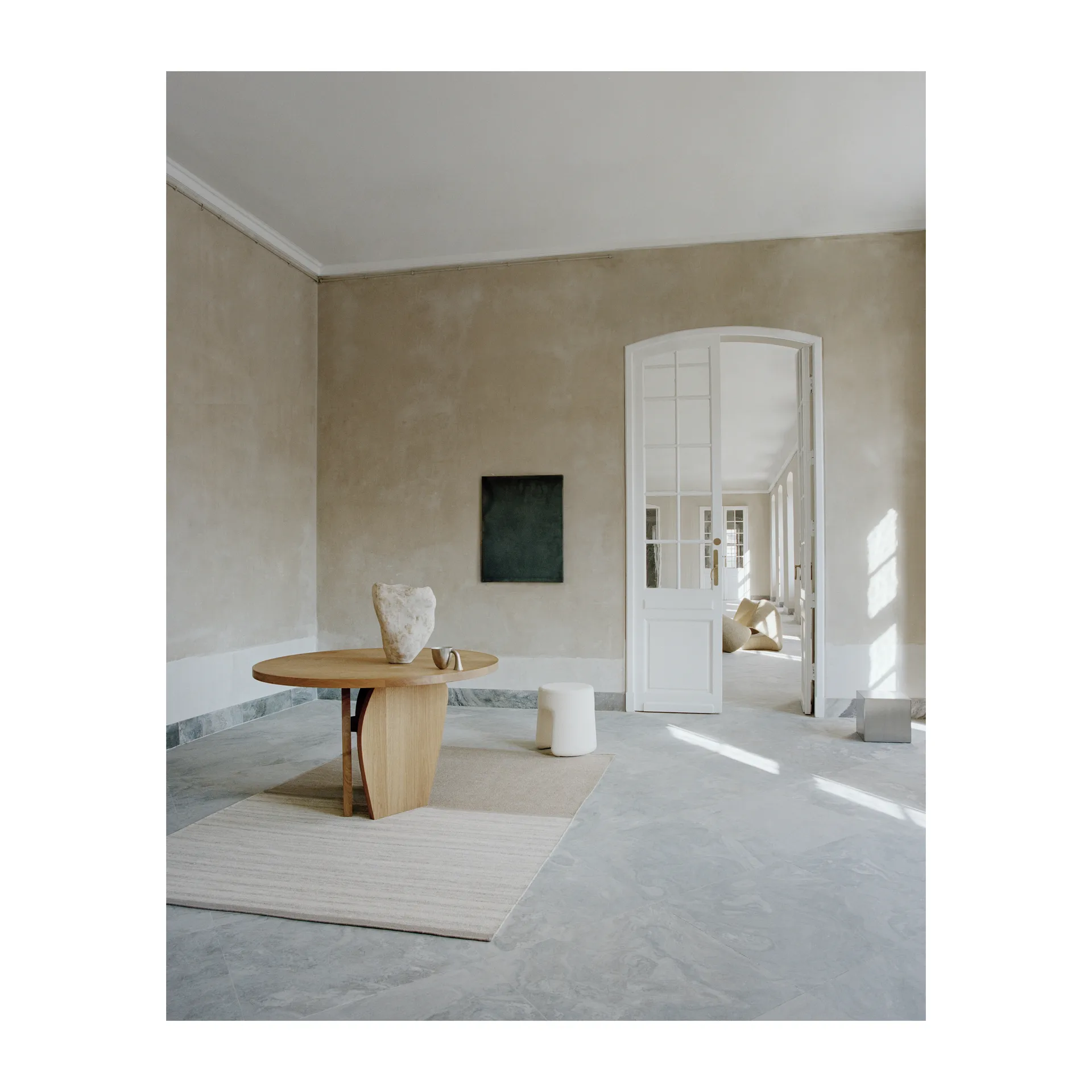 Future Seeds dywan 250x350 cm, Beżowy Linie Design