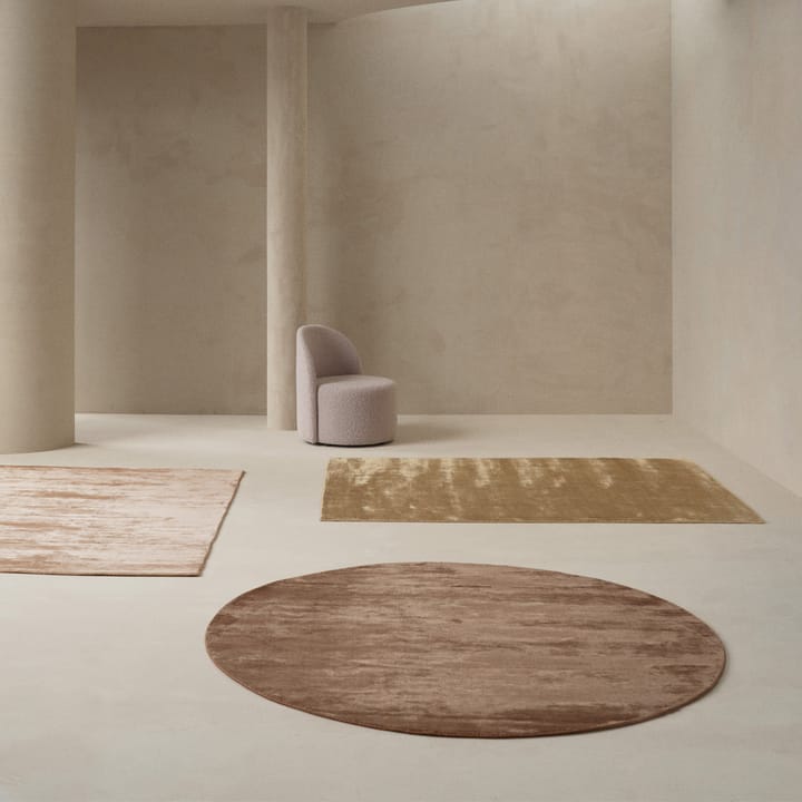 Lucens dywan okrągły  - amber - Linie Design