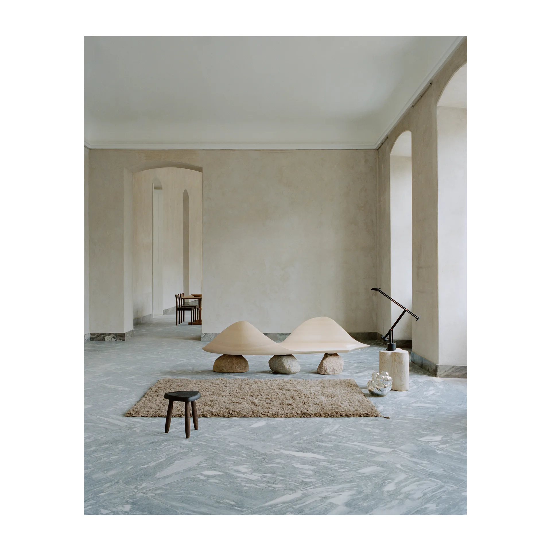 Luminary Sun dywan 170x240 cm, Naturalny Linie Design