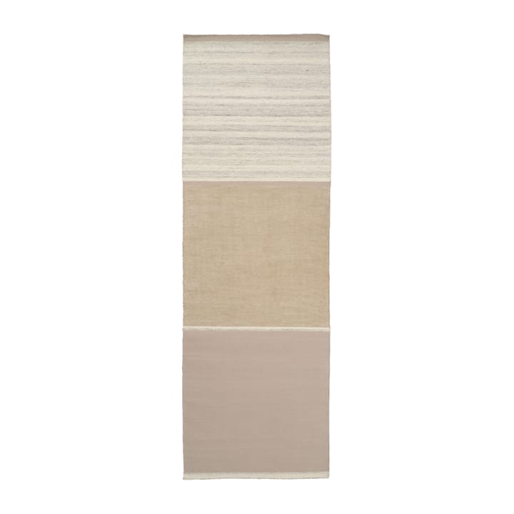 Modest Ease dywan 80x250 cm, Beżowy Linie Design