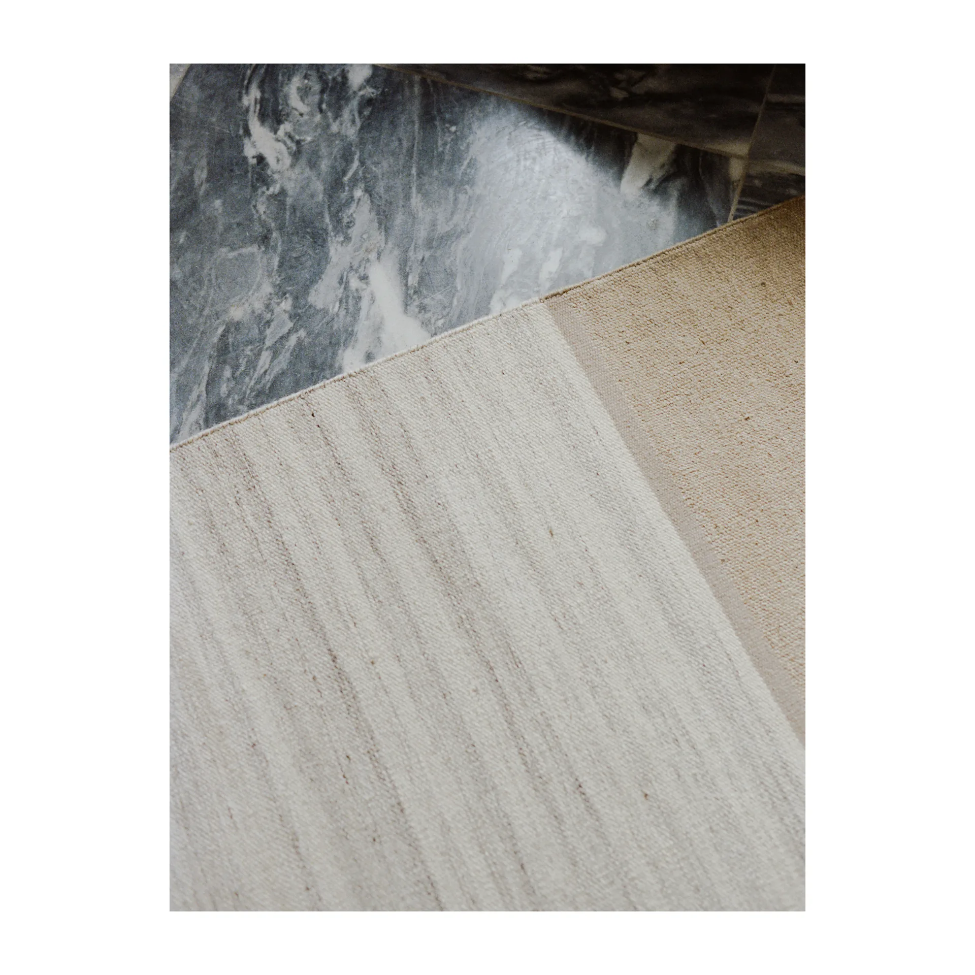 Modest Ease dywan 80x250 cm, Beżowy Linie Design