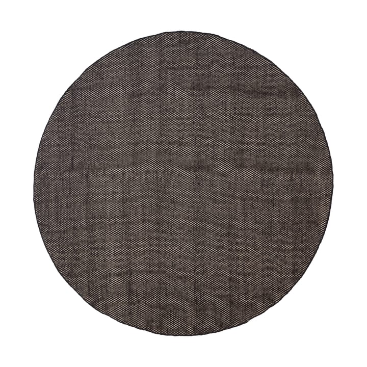 Okrągły dywan Asko - Czarny, Ø240 cm - Linie Design