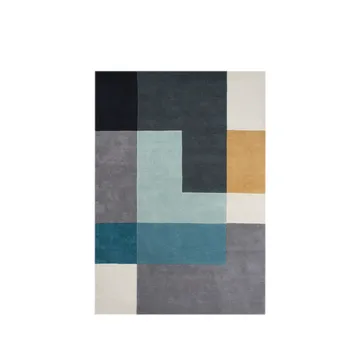 Ometri dywan - aqua, 170x240 cm, aqua, 170x240 cm - Linie Design