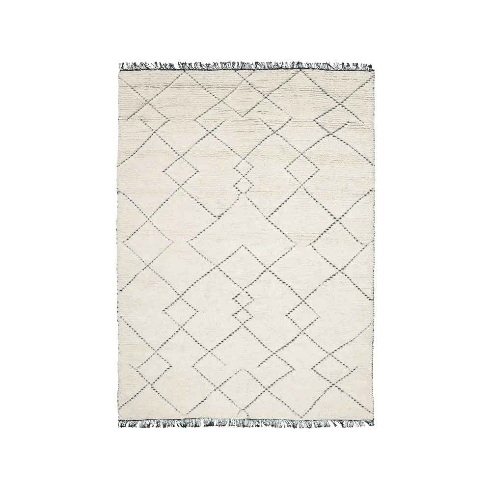 Torun dywan, black, 140x200 cm Linie Design