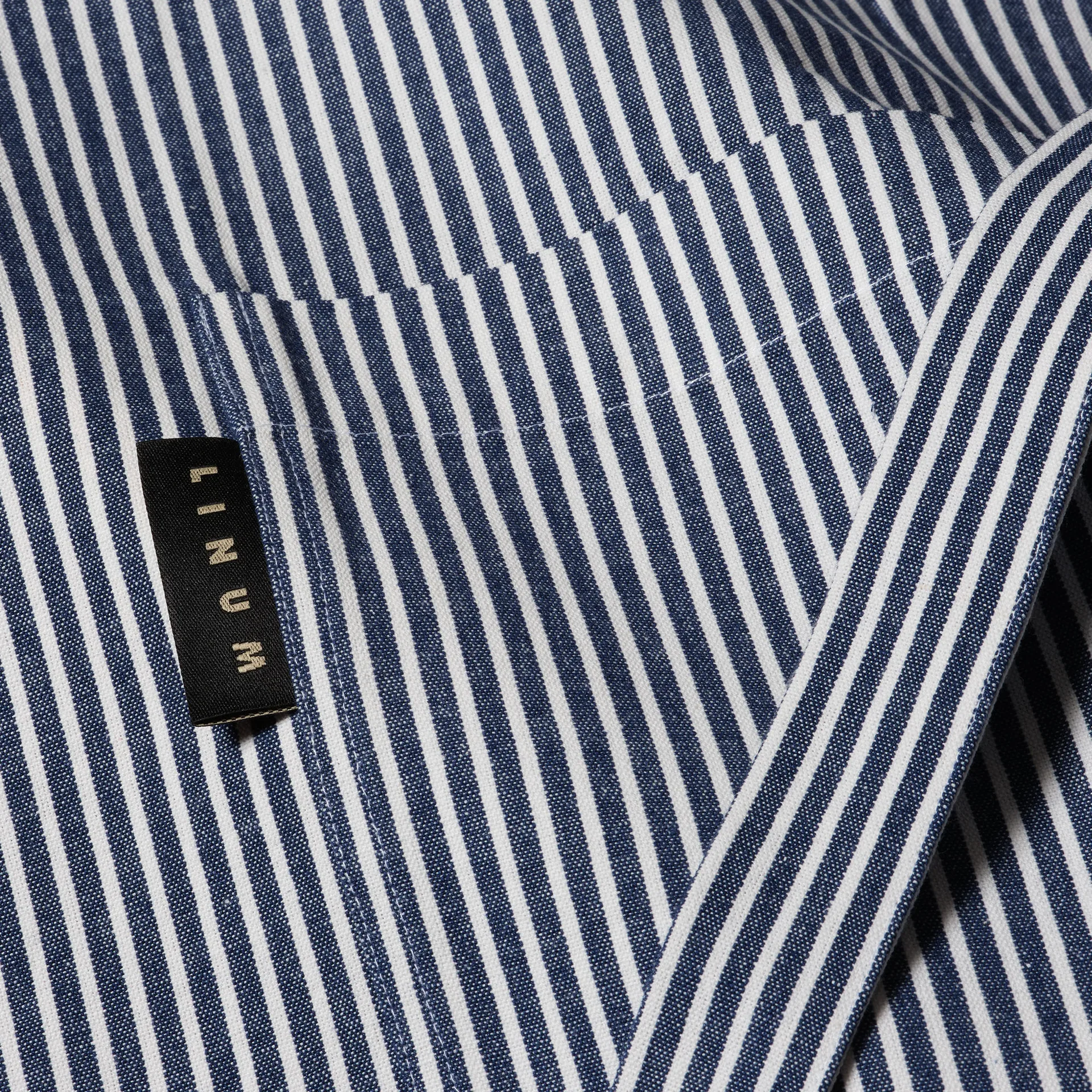 Fartuch Emma, Indygo niebieski Linum