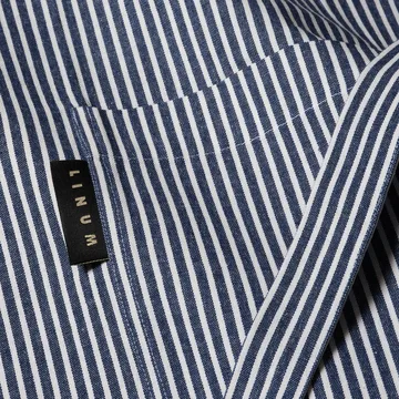 Fartuch Emma - Indygo niebieski - Linum