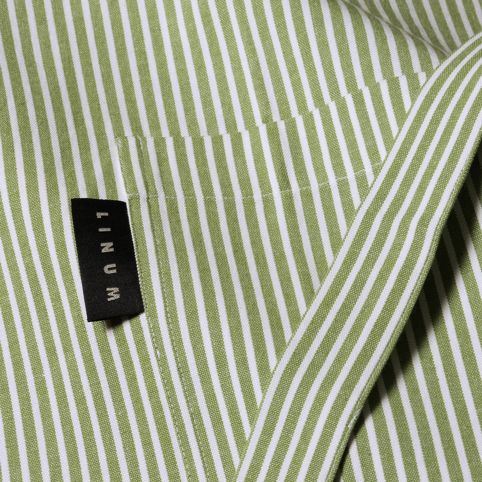 Fartuch Emma, Zieleń mchu Linum