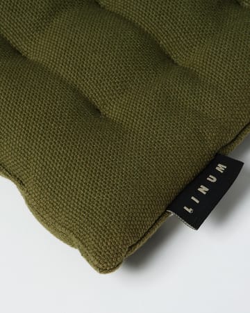 Pepper poduszka na krzesło 40x40 cm - Oliwkowa zieleń - Linum