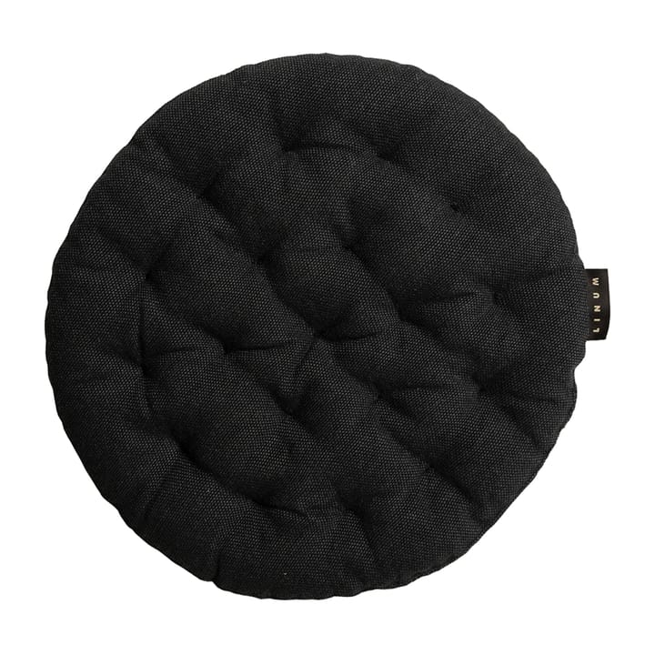 Poduszka na krzesło Pepper Ø37 cm - Czarny  - Linum