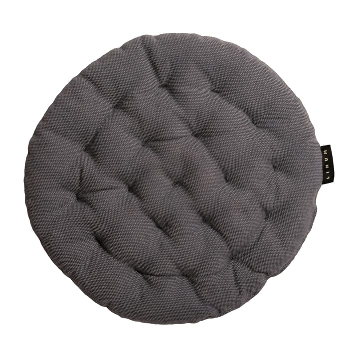 Poduszka na krzesło Pepper Ø37 cm - Granitowy szary - Linum