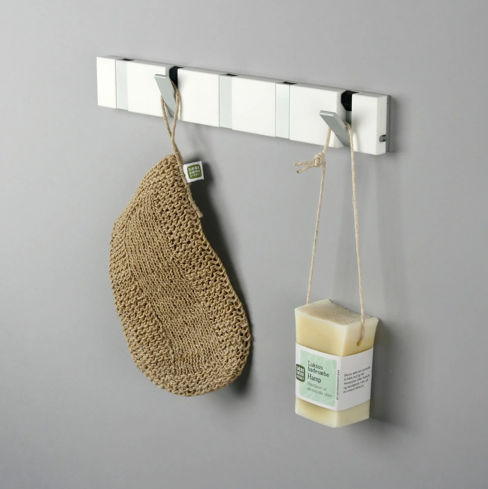 Wieszak Knax 33 cm kompozytowy, biały LoCa