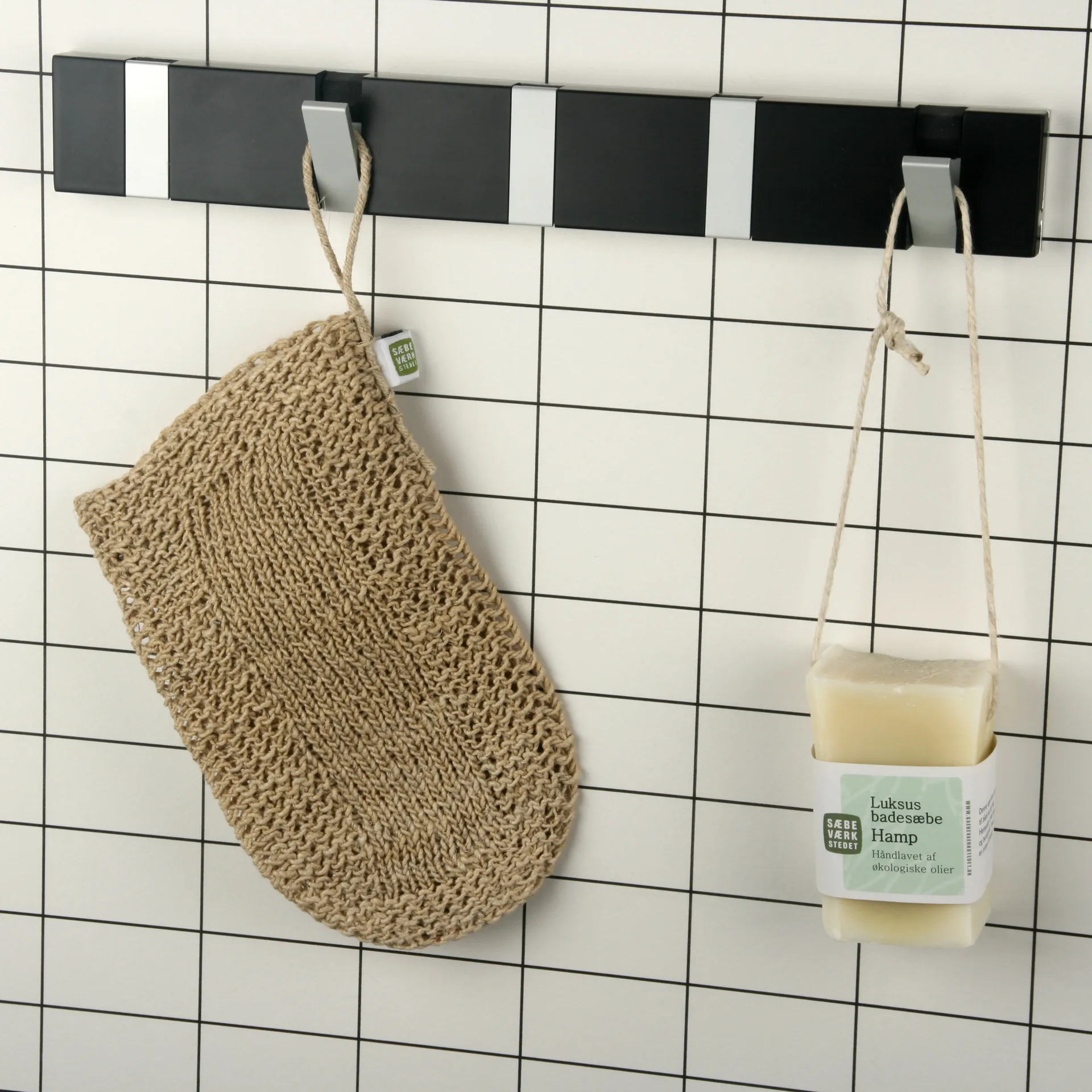 Wieszak Knax 33 cm kompozytowy, czarny LoCa