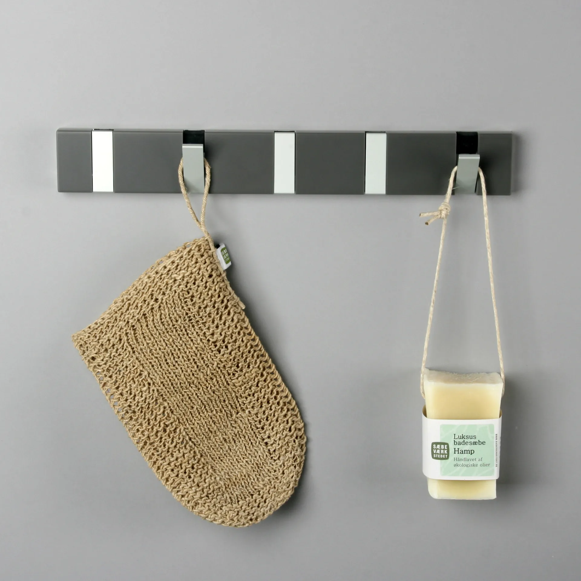 Wieszak Knax 33 cm kompozytowy, szary LoCa