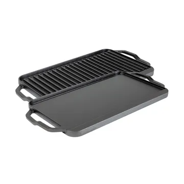 Dwustronna płyta do smażenia i grillowania Chef collection - 50x25 cm - Lodge