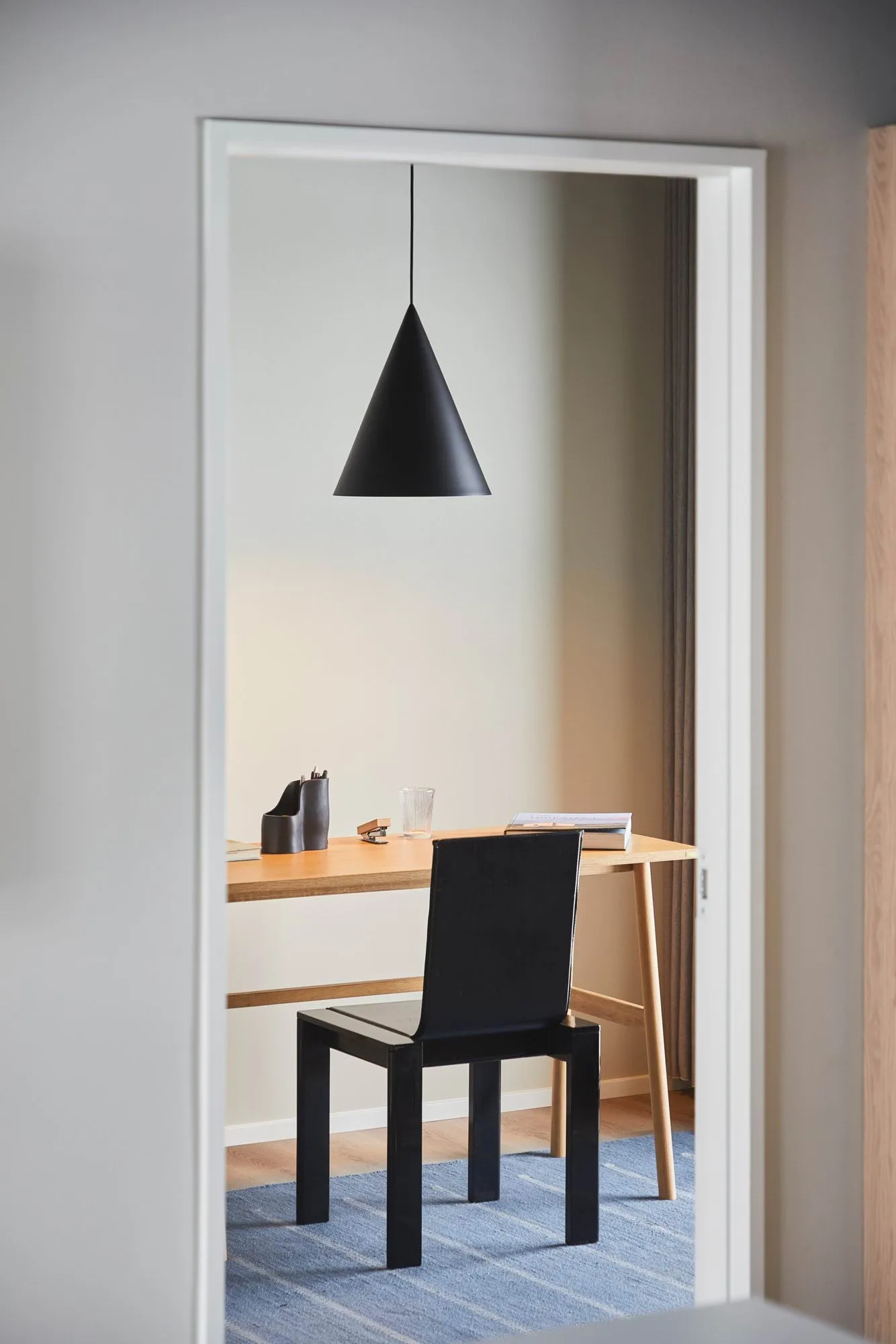 Lampa wisząca Hanzu, Czarny, Ø35 cm Loom Design