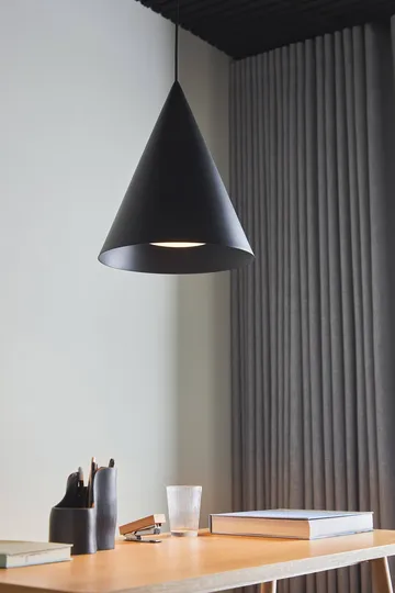 Lampa wisząca Hanzu - Czarny, Ø35 cm - Loom Design