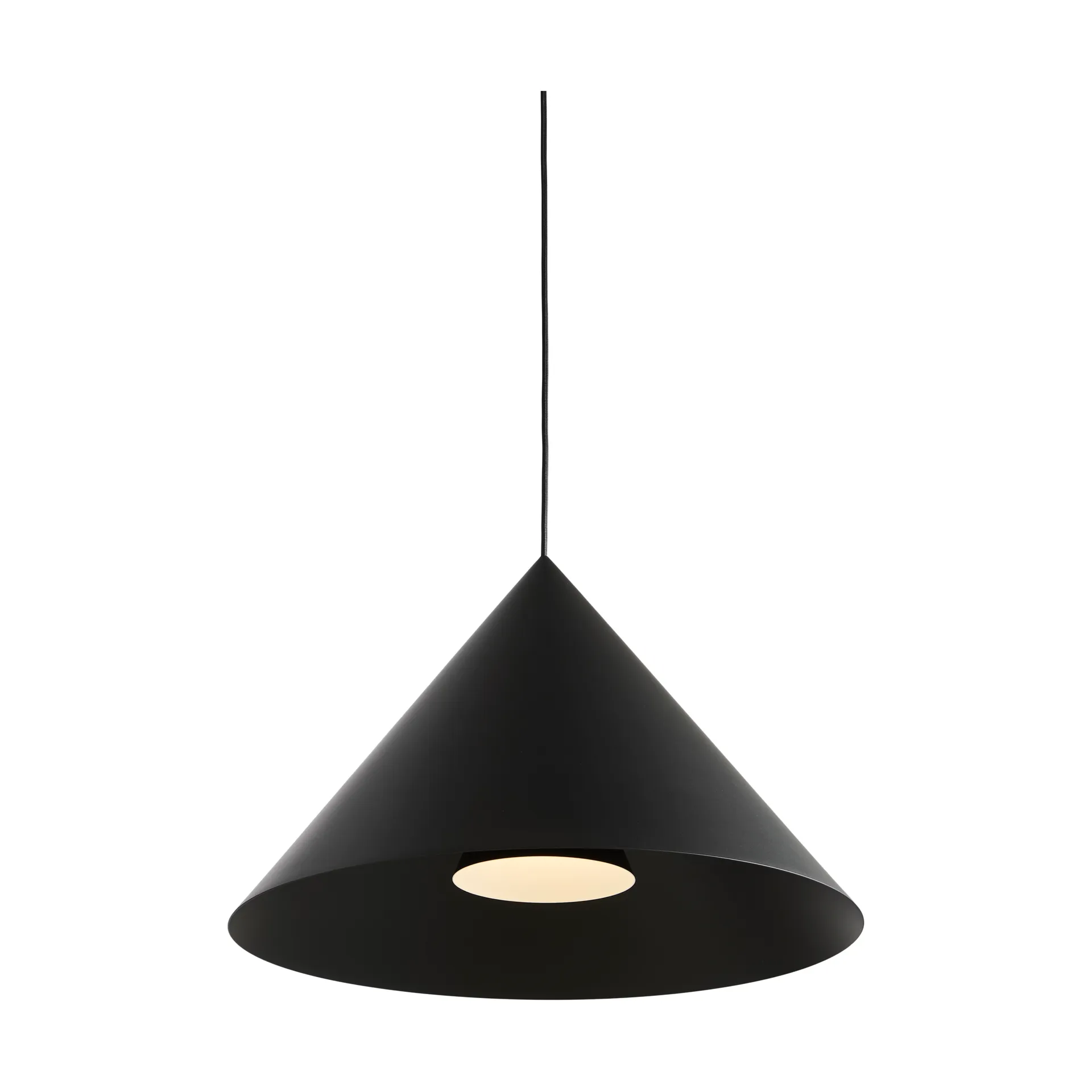 Lampa wisząca Hanzu, Czarny, Ø55 cm Loom Design