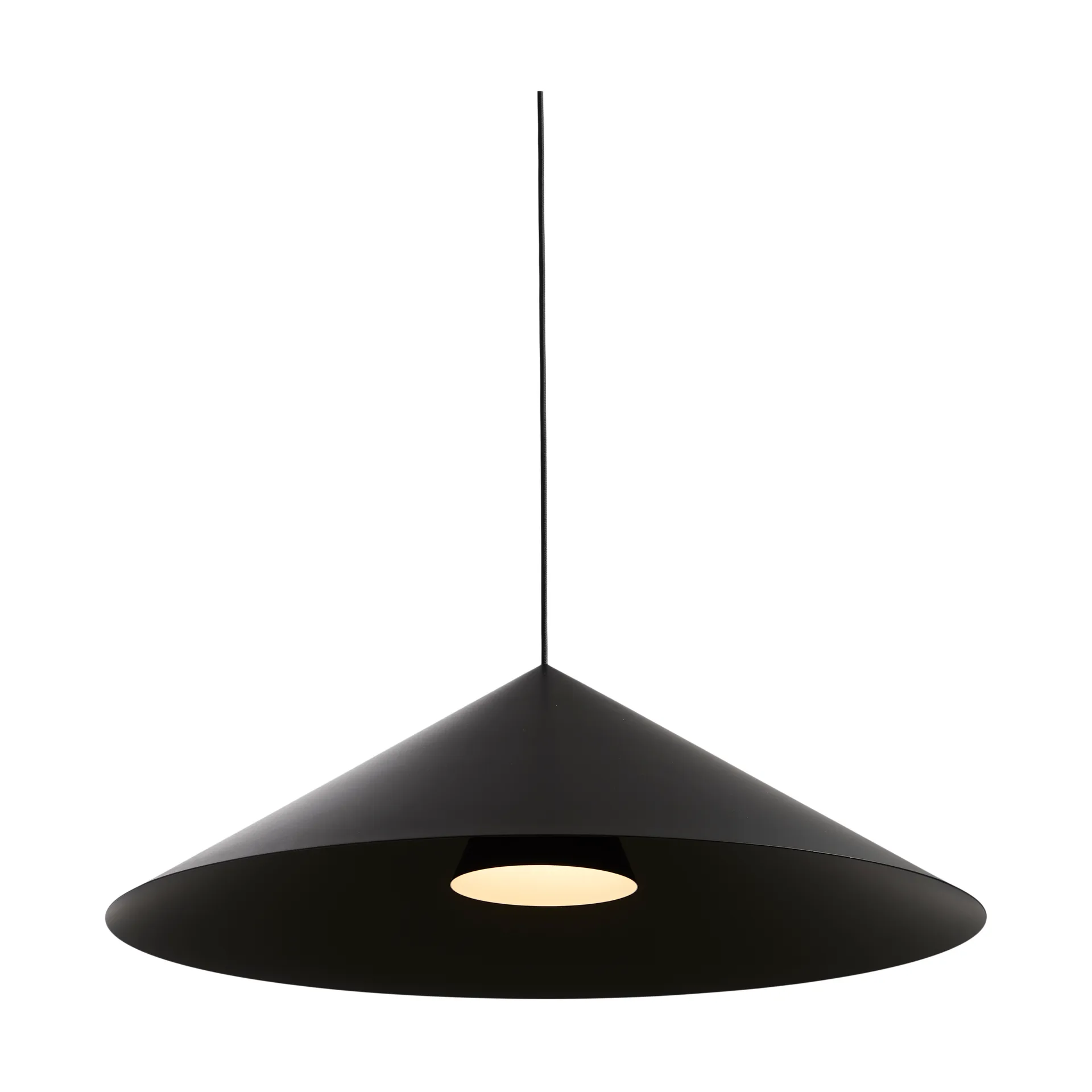 Lampa wisząca Hanzu, Czarny, Ø75 cm Loom Design