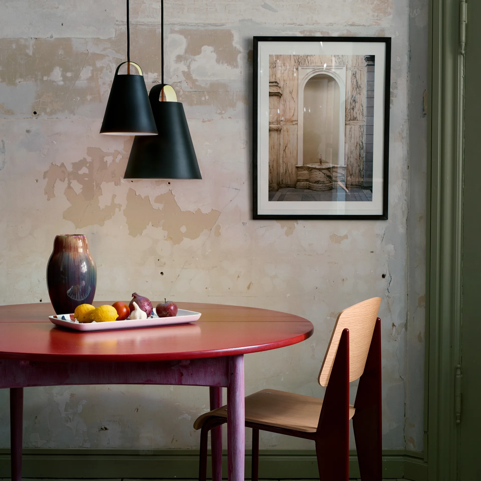 Above lampa wisząca Ø40 cm, Czarny Louis Poulsen