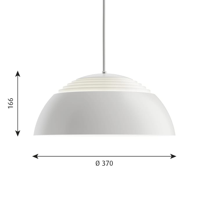 AJ Royal lampa wiszącaØ37 cm, Biały Louis Poulsen